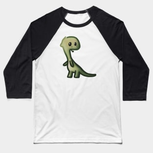 Cute Dinosaur Drawing Baseball T-Shirt